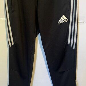 Adidas ClimaCool Pants Men’s Small Black 3-Stripes Tapered Track Athletic
